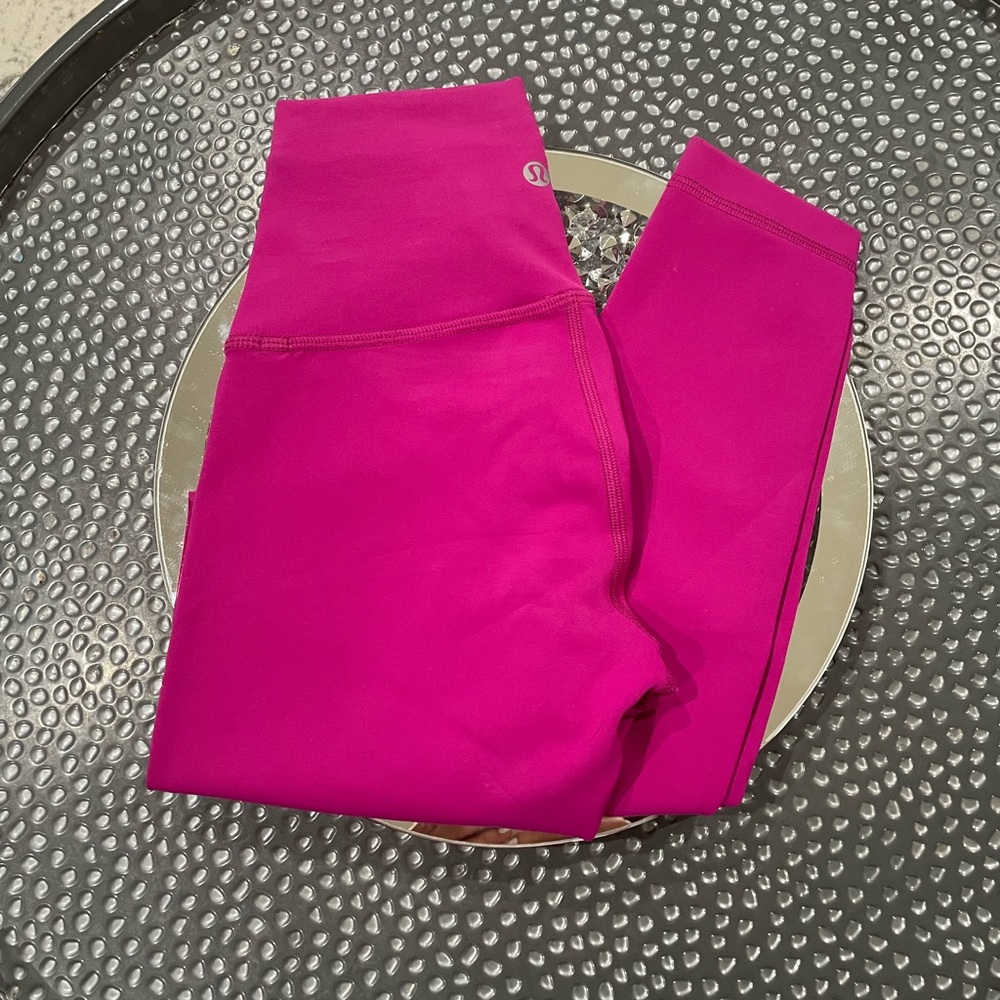 Lululemon Wunder Train High-Rise Tight 28” Ripened Raspberry - Picture 2 of 4